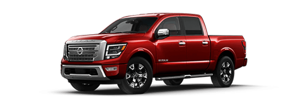 Cardinal Red Metallic TriCoat Nissan Truck