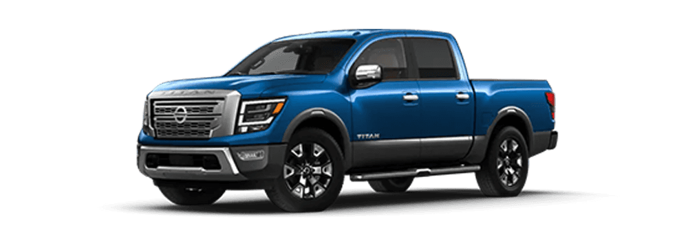 Deep Blue Pearl Metallic / Gun Metallic Nissan Truck