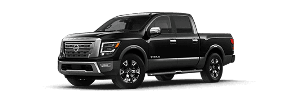 Super Black / Gun Metallic Nissan Truck