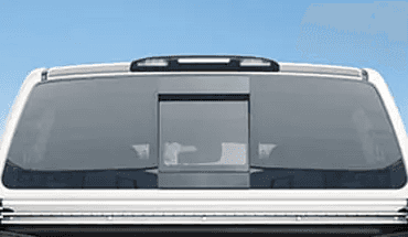 Power Sliding Back Glass Window