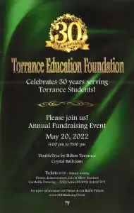 TORRANCE EDUCATION FOUNDATION CELEBRATES 30 YEARS OF SERVING TORRANCE STUDENTS #1
