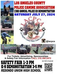 k9 demonstration flyer