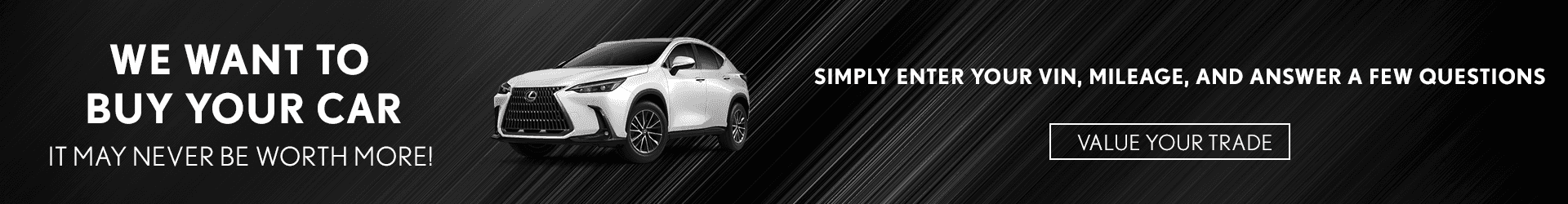 We Want to Buy Your Car