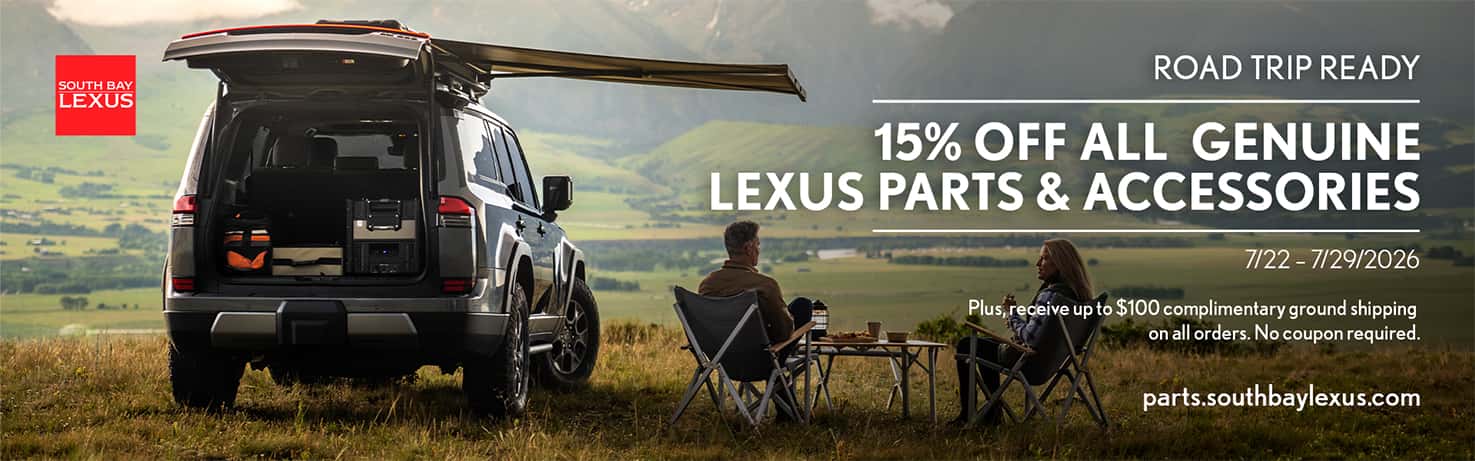 15% off All Lexus Genuine Parts & Accessories