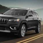2019 Jeep Cherokee on road