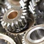 close up of gears