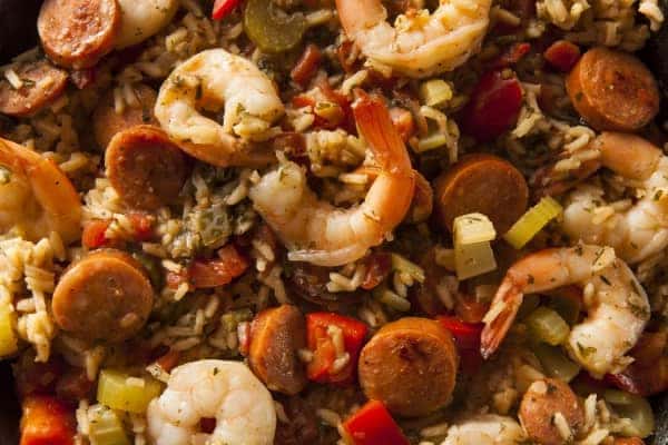 cajun food - jambalaya