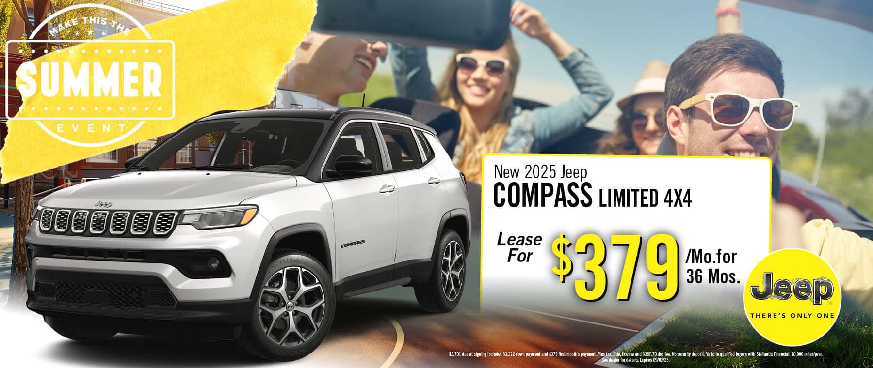 2025 Jeep Compass Lease Offer | South Oak JDRC