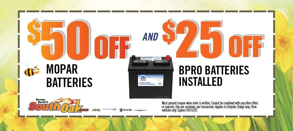 Battery Coupon| South Oak