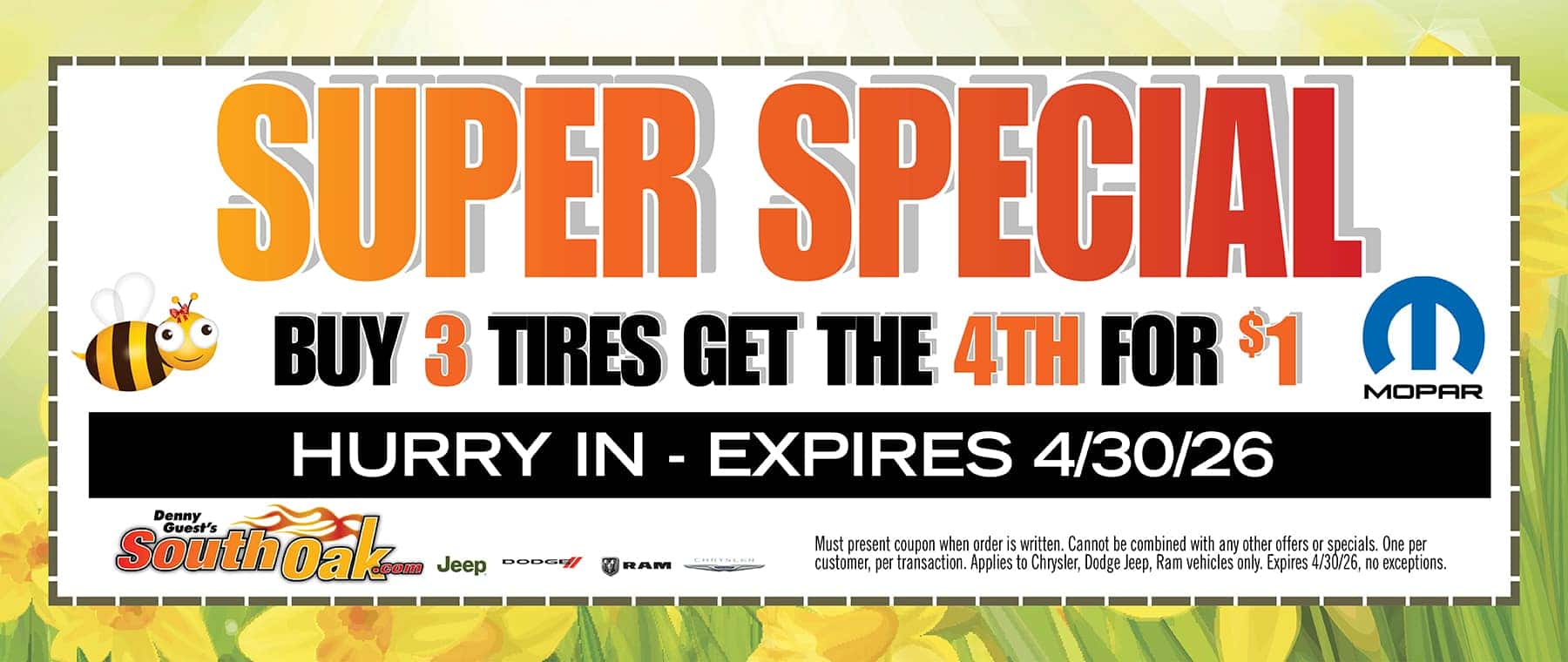 Tire Offer |South Oak JDRC