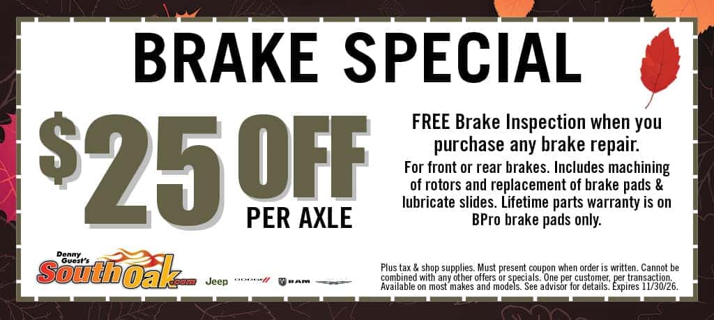 Brake Specail | South Oak