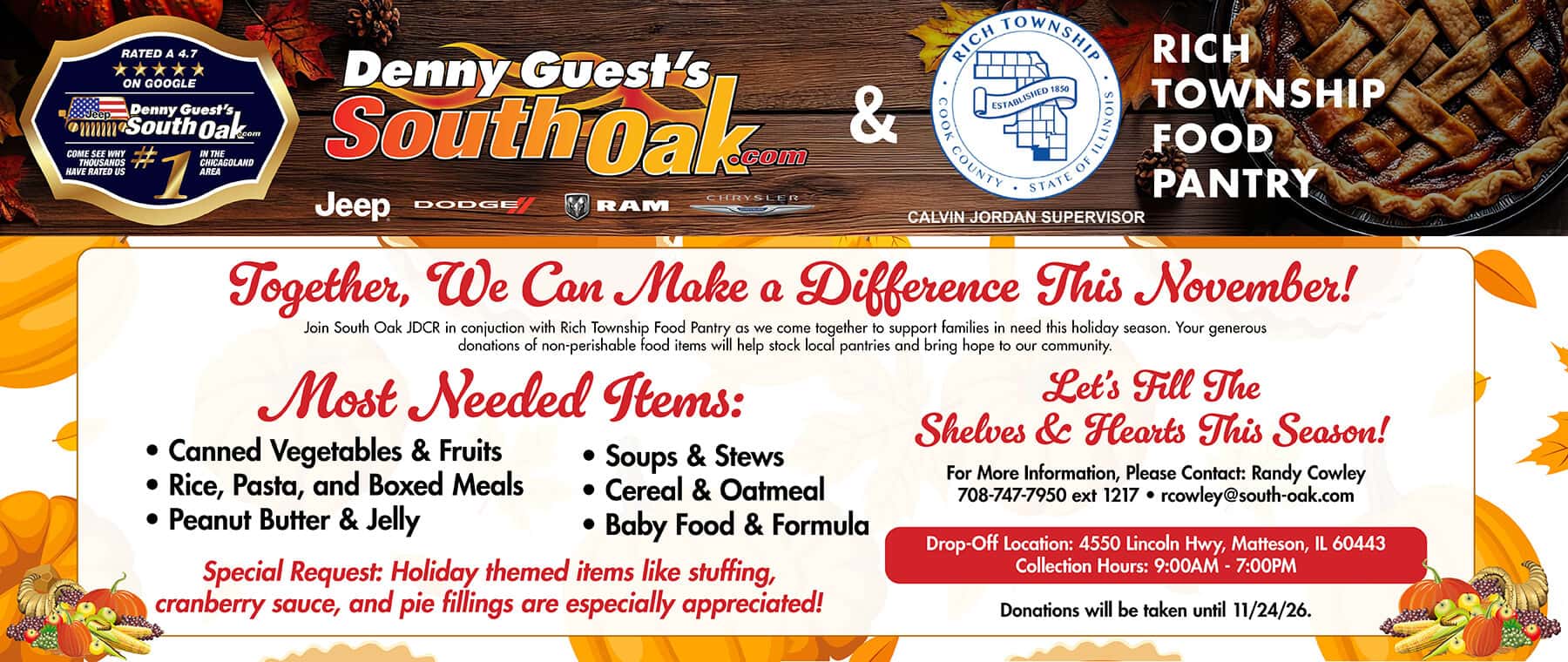 Food Pantry | South Oak CDJR