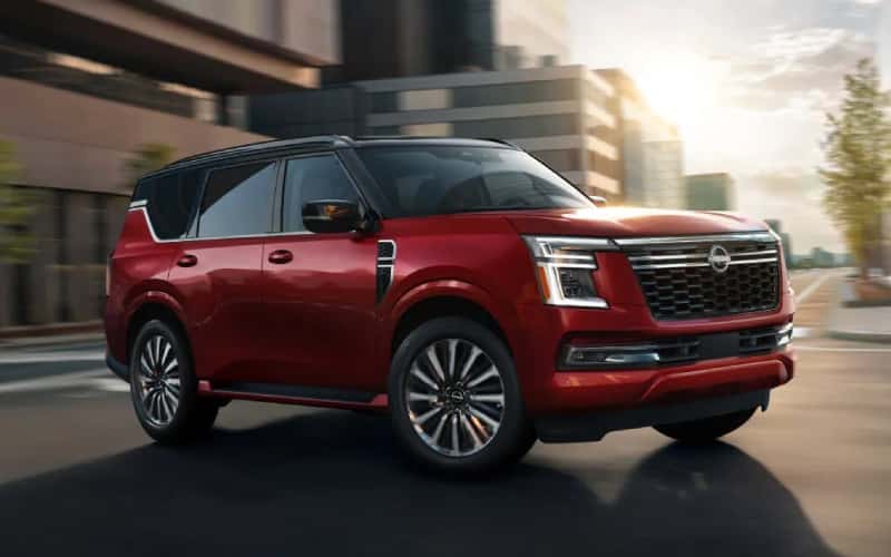 Russ Darrow Nissan of Milwaukee – 2026 Nissan Armada Towing Capability and Family SUV Performance near Waukesha, WI Choosing a full-size SUV often comes down to two essentials: the strength to tow confidently and the flexibility to carry people and gear comfortably. The 2026 Nissan Armada® brings both to the forefront with an advanced 3.5L twin-turbo V6, a poised 9-speed transmission, and a cabin designed for up to eight passengers. If your weekends include a boat at the lake, a multi-bike trailer, or a cargo trailer for household projects, Armada’s capability and control systems help keep the journey smooth, even when conditions aren’t. Armada’s foundation is a robust body-on-frame platform, and with up to 8,500 lbs. of maximum towing capacity, it’s engineered to handle serious loads. Available Intelligent 4WD with a 2-speed transfer case adds traction confidence on rain-soaked ramps and gravel access roads. The Drive and Terrain Mode Selector optimizes performance on changing surfaces, while Hill Start Assist and Hill Descent Control help you move off cleanly on slopes and maintain control on steep descents. With the right configuration, Armada feels equally in command crossing town or crossing counties with a trailer in tow. Power that works for you: 425 horsepower and 516 lb-ft of torque from the 3.5L twin-turbo V6, tuned for confident pull-off and steady highway passing. Towing aids made easy: Available integrated Trailer Brake Controller and visual/graphic hitch guidance help simplify setup and hauling. Visibility where it counts: 3D Enhanced Intelligent Around View Monitor® with Invisible Hood View and Front Wide View supports tight spots and angled approaches. Ride and handling balance: Available Adaptive Electronic Air Suspension can raise for clearance off pavement and lower for a smoother, more stable ride at speed. Cabin built for families: Seating for up to eight, available 2nd-row Captain’s Chairs, and power-folding third row for flexible cargo solutions. Towing is only half the story. Once you’re en route, Armada’s tech-forward interior keeps everyone connected and comfortable. The Monolith Display provides over 28 inches of combined digital screen space, and available Google built-in lets you use Google Maps™ with real-time traffic updates while managing select functions via voice. Wireless Apple CarPlay® and Android Auto™ put favorite apps on tap, while NissanConnect® Wi-Fi Hotspot can connect up to seven devices so passengers can stream and browse. Available Klipsch® Premium Audio brings immersive sound for your playlists and podcasts. Frequently Asked Questions: Can the Armada tow a boat and still feel stable at highway speeds? Yes. With up to 8,500 lbs. of maximum towing capacity and a 9-speed transmission that delivers smooth, well-timed shifts, Armada maintains strong, consistent pull and steady composure. The engine’s 516 lb-ft of torque helps you merge and overtake confidently, even with a trailer attached. What features help with tight launches or angled approaches near boat ramps? Available Intelligent 4WD and the 2-speed transfer case support traction on slick surfaces, while the 3D Enhanced Intelligent Around View Monitor® with Invisible Hood View and Front Wide View can help guide you around obstacles and maintain awareness in close quarters. How family-friendly is the interior on longer trips? Armada seats up to eight and offers available 2nd-row Captain’s Chairs for a comfortable seven-passenger layout. Available massaging, heated, and ventilated front seats, tri-zone automatic temperature control, and ample third-row space make extended drives more pleasant. Power-folding third-row functionality and a wide load floor simplify packing and unpacking. Which driver assistance features make towing and travel easier? Standard Safety Shield® 360 supports awareness in traffic and parking scenarios. On compatible roads, available ProPILOT Assist 2.1 can provide hands- and feet-off driving to reduce fatigue on long highway stretches. Add the available integrated Trailer Brake Controller to help regulate braking with heavier loads. If you’re mapping out family adventures and weekend towing around Waukesha, the Armada’s capability and thoughtful tech make it a compelling match. You’ll also find a calm, quiet ride and an interior that scales effortlessly from daily errands to vacation duty. When you’re ready to put the 2026 Nissan Armada to the test, plan a route that includes a highway section, some hilly terrain, and a few tight parking scenarios to experience its poise and visibility tools firsthand. Our team at Russ Darrow Nissan of Milwaukee — serving Waukesha, Oak Creek, and Menomonee Falls — can guide you through configurations, towing accessories, and driver assistance features so you select an Armada that fits your exact needs.