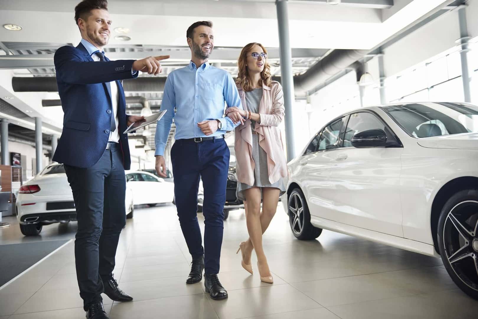 used car lot