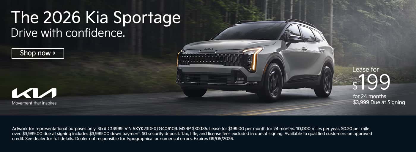 Kia Sportage lease deal
