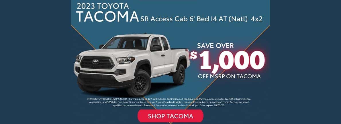 September '23 New Vehicle Specials