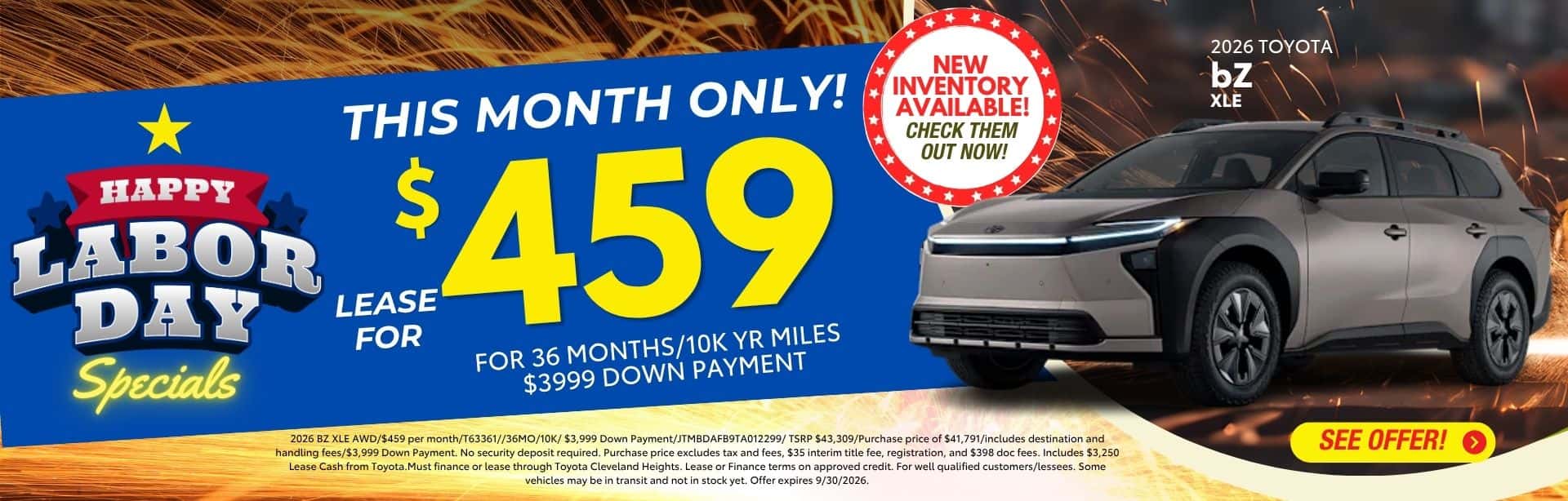 Sept.26 Specials