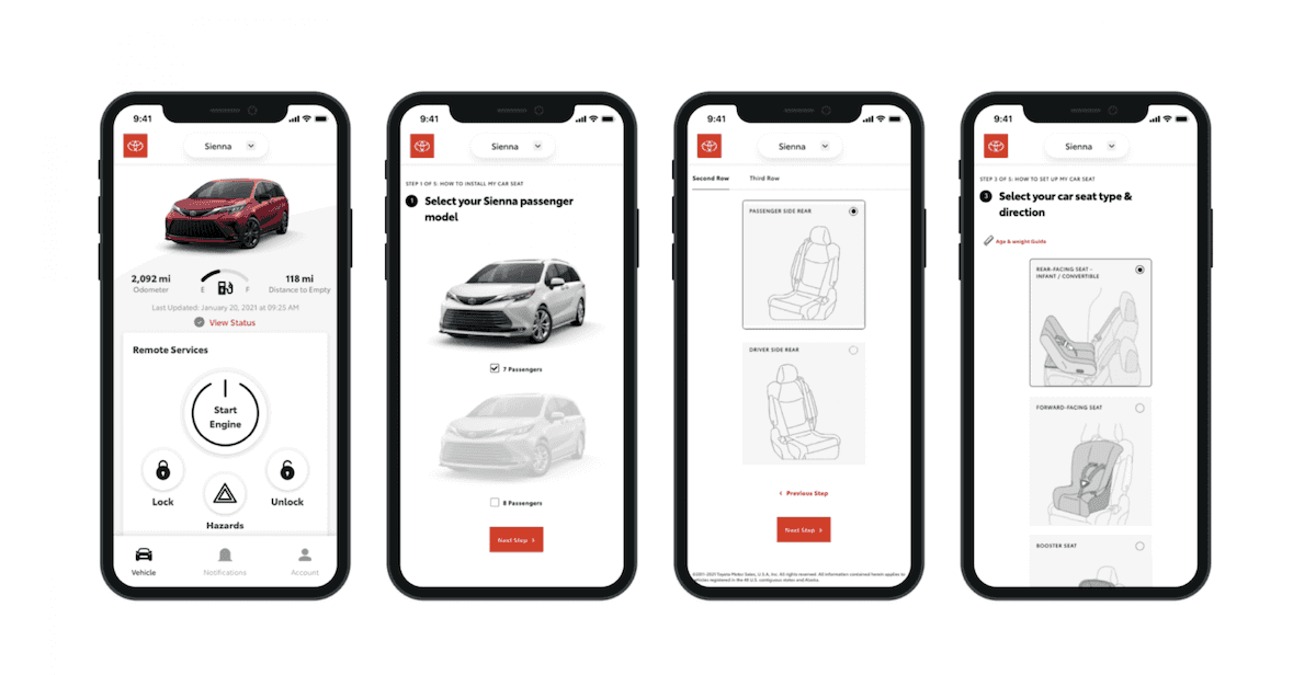 Toyota introduces new app feature to help you install a child car seat