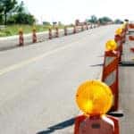 driving in construction zone