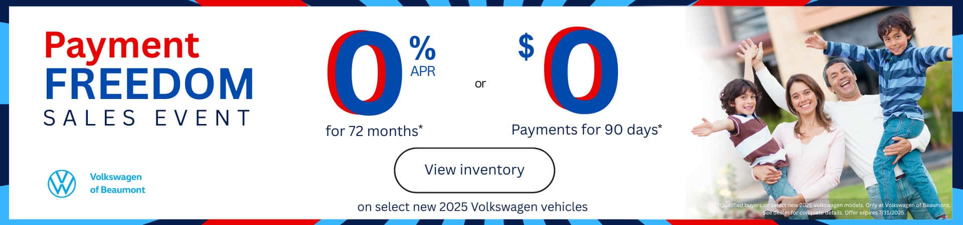 Payment Freedom Sales Event!