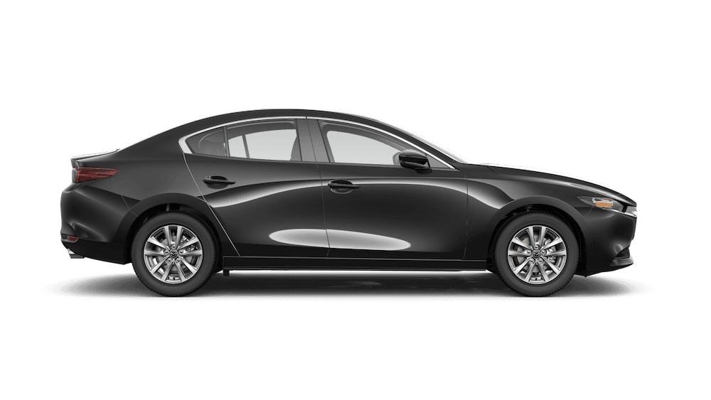 2024 Mazda3 sedan in jet black mica