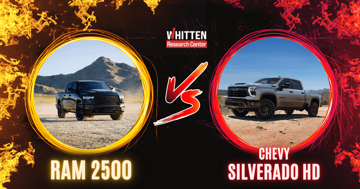 RAM 2500 vs Chevy Silverado HD Heavy Duty Truck Whitten Brothers CDJR of Richmond