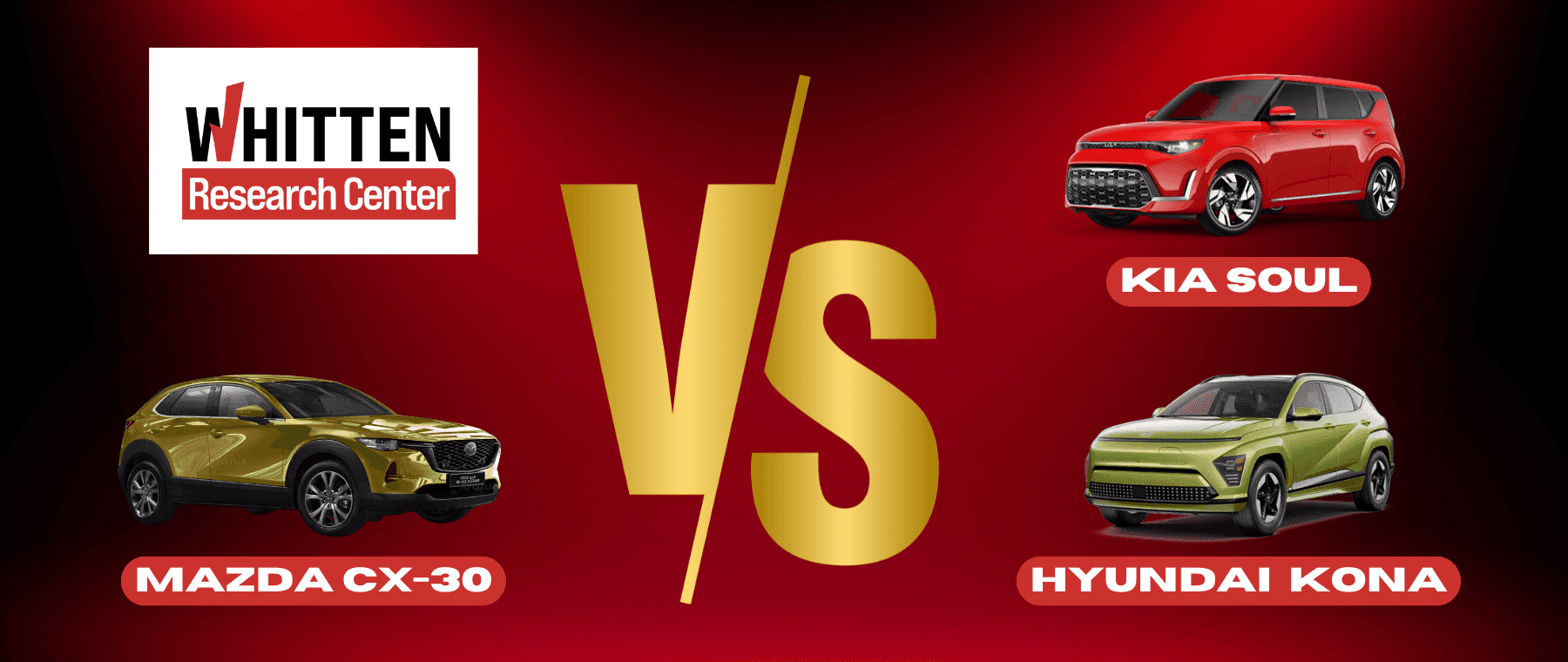 Compact SUV Comparison: Mazda CX-30 vs Hyundai Kona vs Kia Soul