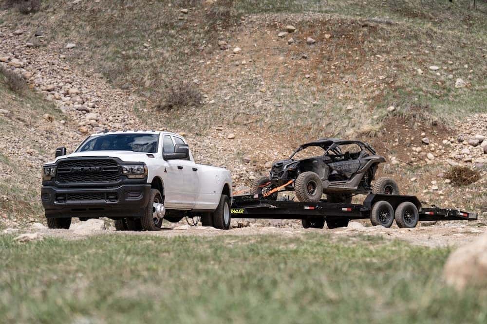 2025 RAM 3500 towing equipment displaying the RAM 3500 towing capacity