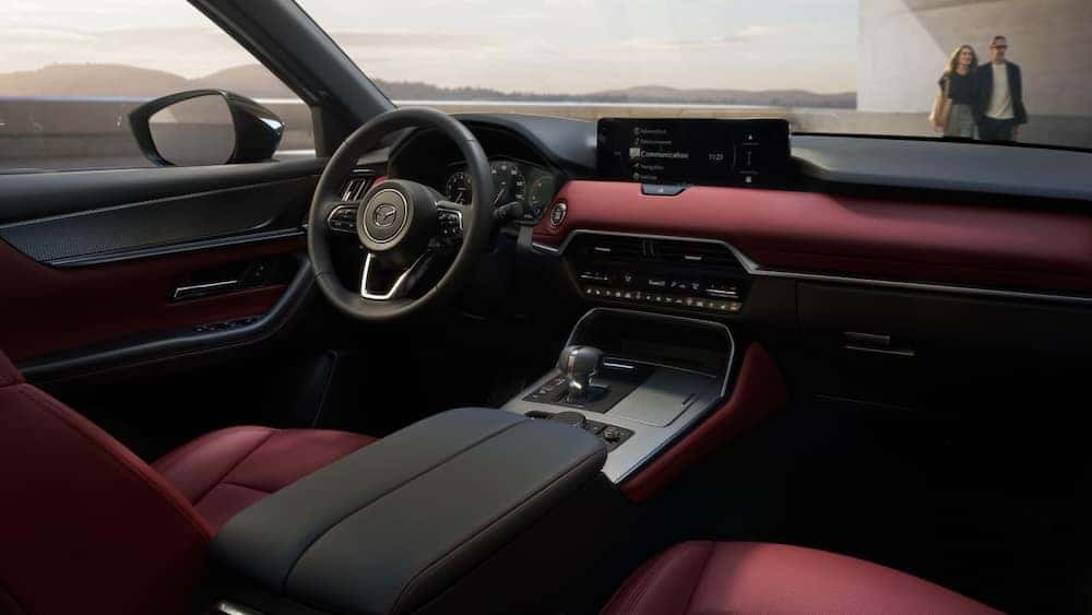 2026 Mazda CX-70 interior with red seats