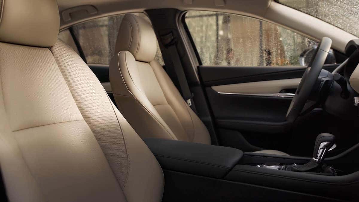 2024 Mazda3 interior with leather seats