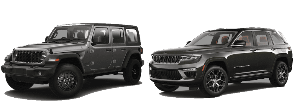 Jeep SUVs: Jeep Wrangler and Jeep Grand Cherokee