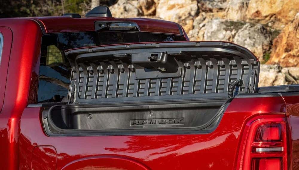 RamBox® Cargo Management System on the 2026 RAM 1500
