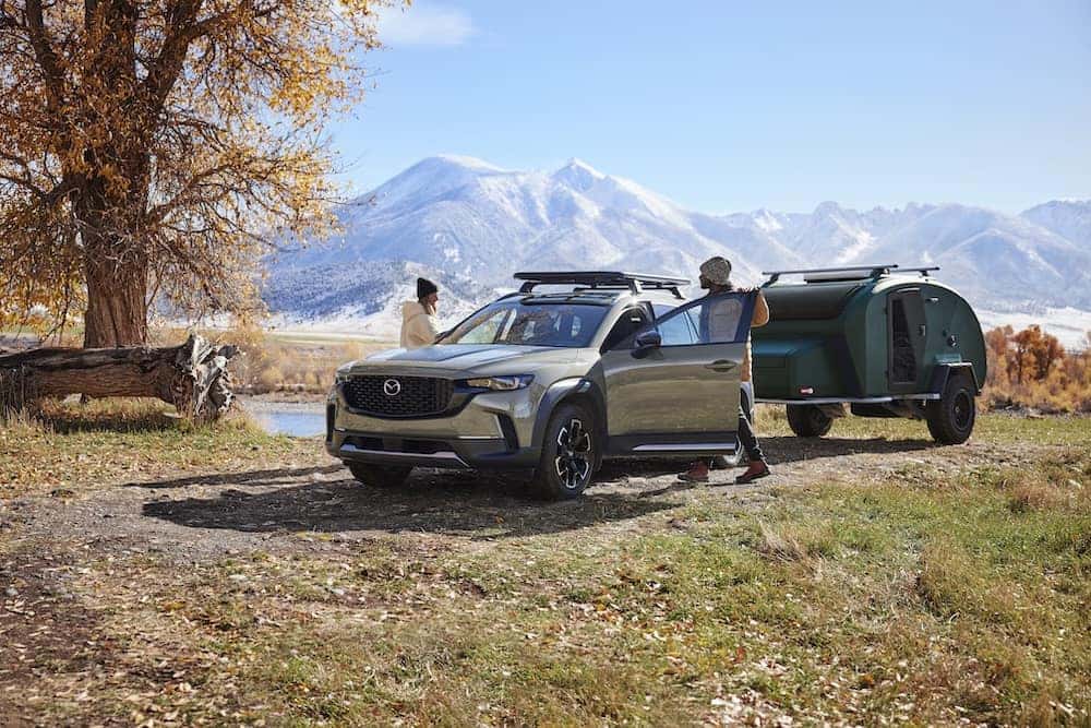 Mazda CX-50 towing a trailer