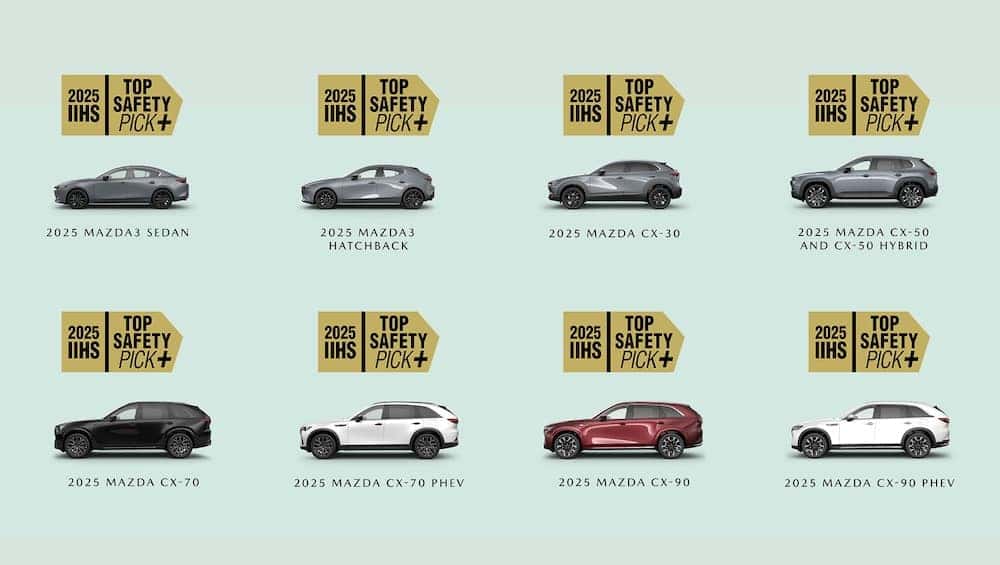 Mazda SUVs and Cars Lead in Automotive Safety Awards