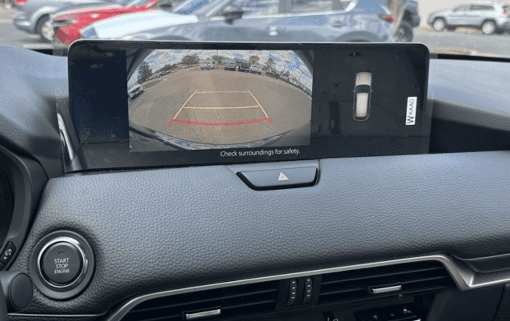 Mazda safety features include a backup camera. Mazda makes some of the safest SUVs and safest cars for Richmond drivers.